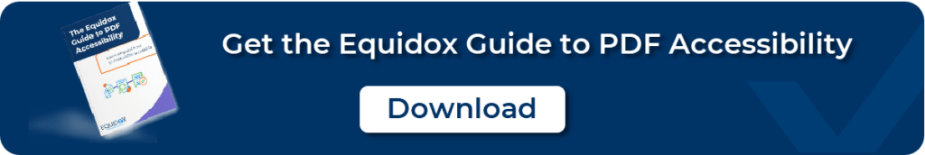 Download Equidox Guide to PDF Accessibility