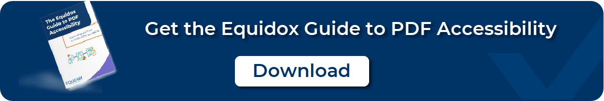 Download Equidox Guide to PDF Accessibility