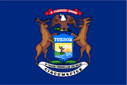 Michigan state flag