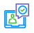 Remote worker icon