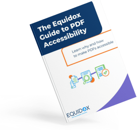 The Equidox Guide to PDF Accessibility Cover