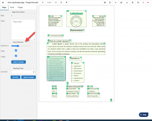 Equidox Zone detector