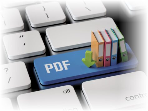 Keyboard with PDF button